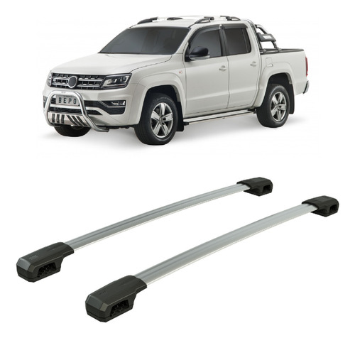 Travessa Teto Elite Prata Vw Amarok 2010 À 2023