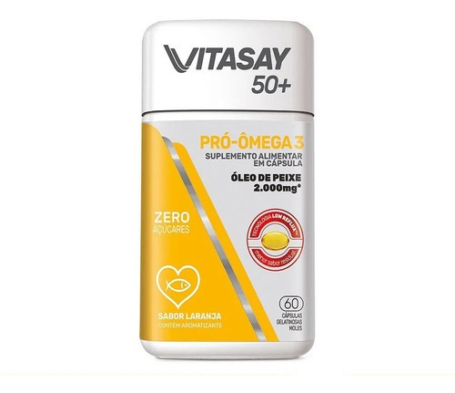 Vitasay 50+ Pro Ômega 3 60 Capsulas Suplementar Alimentar
