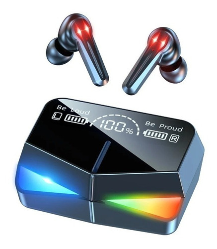 Audífonos Inalámbricos M28 Tws Bluetooth 5.1 Reducción Ruido Color Negro