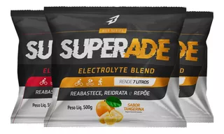 Kit 3x Superade Sais Para Reidratação Isotônico Rende 21 Ltr Sabor Tangerina/Morango