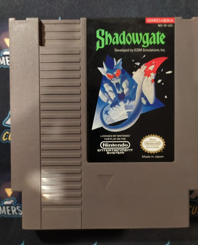 Shadowgate Nintendo Nes Cartucho Colección