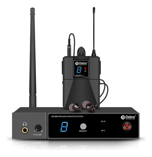 Sistema De 1 Monitor Inalámbrico Debra Er-280 Uhf
