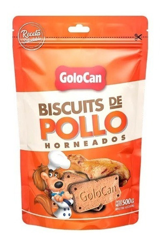 Bocadito Golocan Biscuits De Pollo Horneado 500 G Pet Cuenca