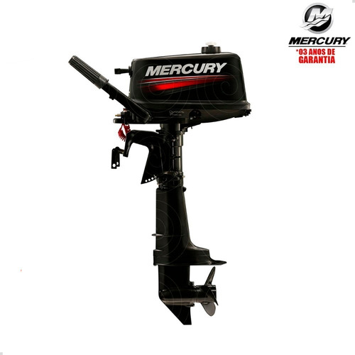 Imagem 1 de 10 de Motor De Popa Mercury 5hp Mh 2 Tempos