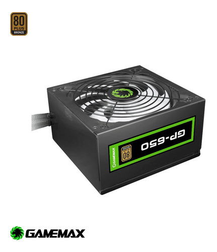Fuente De Poder 650w Gamemax Gp-650 80+ Bronce
