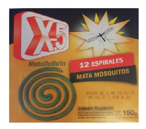 Espirales Mata Mosquito Insecticida 12 Uds Zona Norte