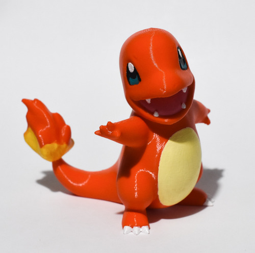 Poke Mon Charmander - Figura Muñeco Juguete Coleccion 3d