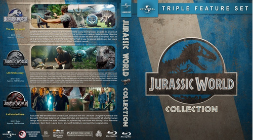 Jurassic World Coleccion Blu Ray