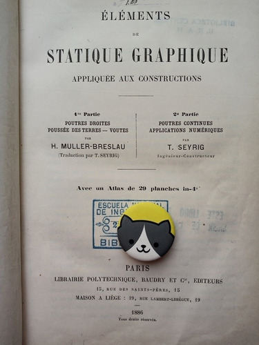 Libro Elements De Graphique Appliquée Aux Construction 115m7