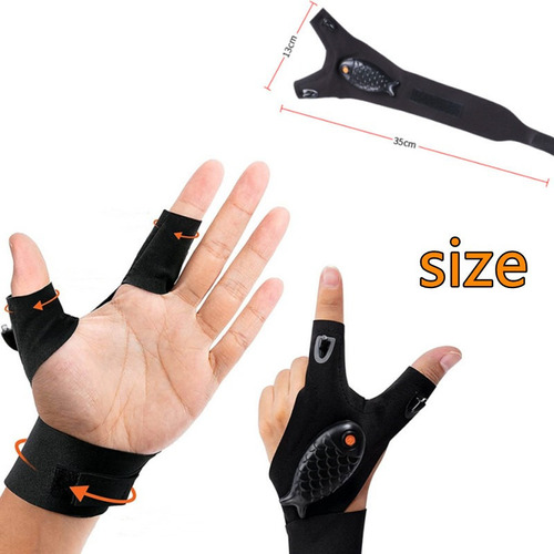 3 Pares De Guantes De Luz Nocturna Con Linterna Led