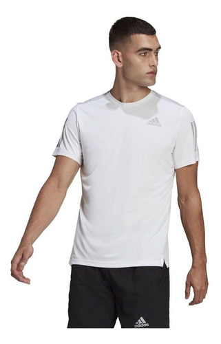 adidas Own The Run Tee Camiseta Manga Corta Blanco De Hombre