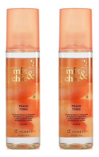 2 Mix & Chic Peach Tonic Yanbal - mL a $160