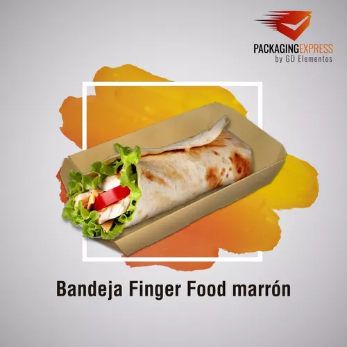 Bandejas descartables Finger food Food truck