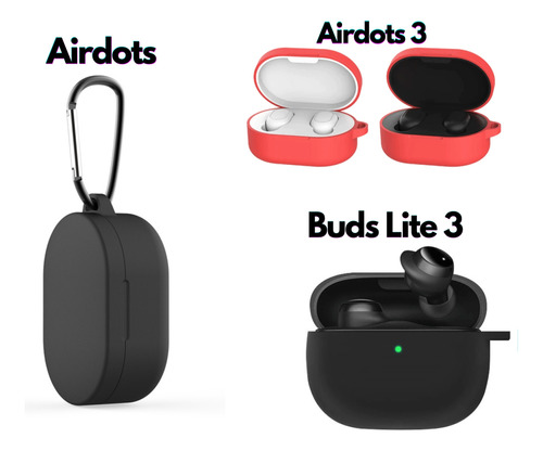 Funda Xiaomi Redmi Airdots + Arnés Audífonos Silicon