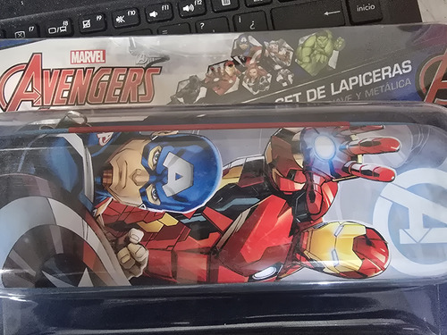 Lapiceras Metálica Y Suave Avengers Ruz Nueva 2 Pack