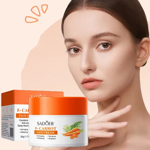 Crema Facial De Zanahoria, Crema Facial Hidratante, Reafirma