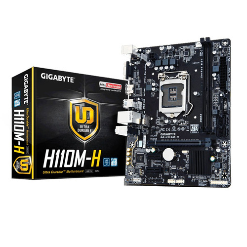 Motherboard Gigabyte Ga-h110m-h Ddr4 Box M-atx Hdmi Socket 1