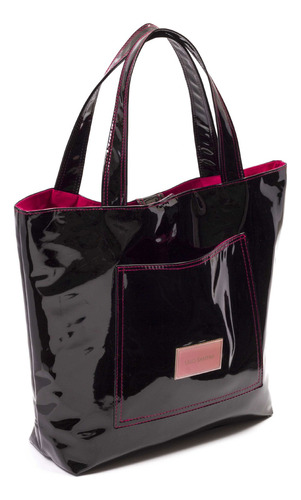 Shopping Bag Bea - Negro Cuero Sintético Ugo Santini