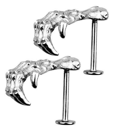Piercing Para Mujer, Calavera, Labio, Joyería, Punk, Esquele