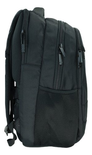 Mochila Samsonite Bollin Ejecutiva Negra Grande 43l Para Laptop 15.6 Urbana Premium Con Stackit Y Bolsillos Laterales Viajes Oficina Negro Liso