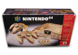 Nintendo 64 Toys"R"Us Limited Edition Gold Control Deck color gold