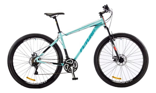 Bicicleta Futura Rod.29 Mantis 21 Vel Freno A Disco Celeste