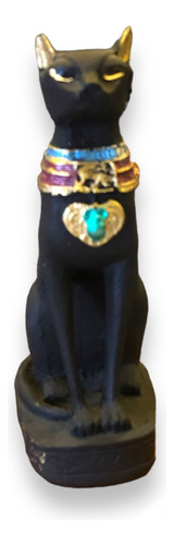 Gato Egipcio 14.5cm  Figura De Resina