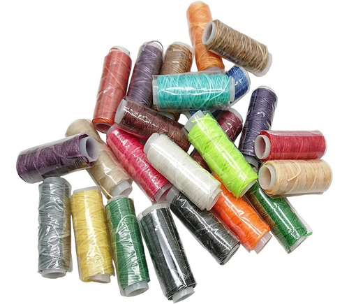 30 Hilo Encerado -30 Colores 12m C/u Para Coser Cuero
