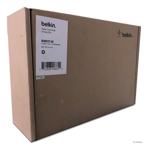 Remate Porta Tablet Con Almacenamiento Azul Belkin B2b027-02