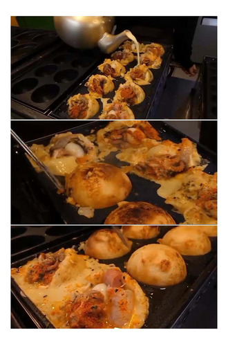 Sartén Takoyaki De Gran Apertura, Estilo Japonés