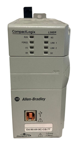 Allen Bradley 1769 L30er Compactlogix 1mb Ent Controller Plc