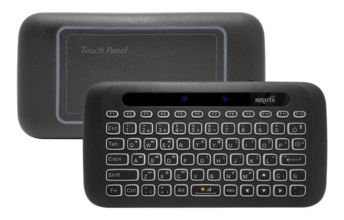 Teclado Inalambrico Smart Tv Touchpad Nisuta Wireless Usb 