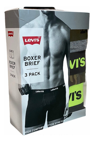 Pack 3 Bóxer Levis Originales Importados De Usa Calidad