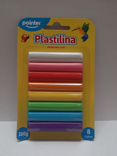 Plastilina 8 Colores Pointer Venta X 6 Unidades