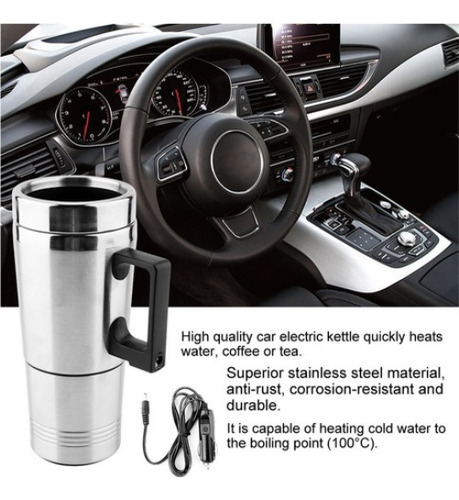 Termo Eléctrico Pava Para Coches 350 Ml + 150 Ml