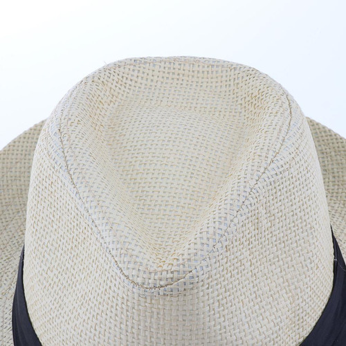 A Sombrero Panamá De Paja De Playa, Sombrero Fedora Trilby