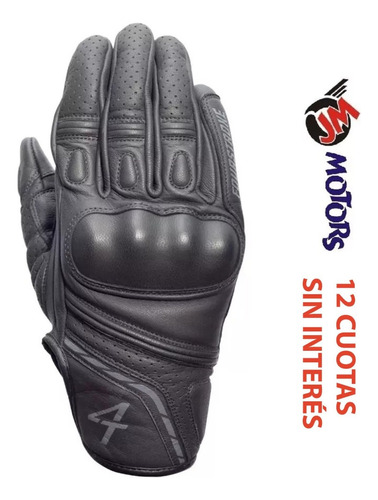 Jm Guantes Moto Cuero Forge Glove Fourstroke 4t Protecciones