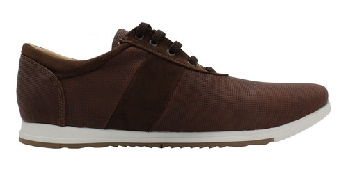 Imagen 5 de 8 de Zapato Casual Calzado Fino Oficina Cafe Original Hombre A54