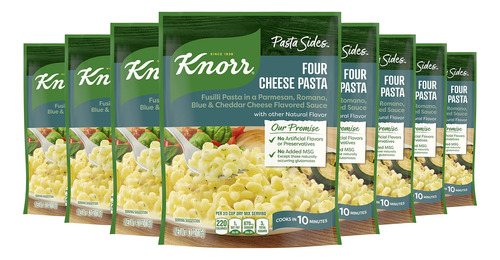 Guarniciones De Pasta Cuatro Quesos 4.1 Oz Paquete De 8