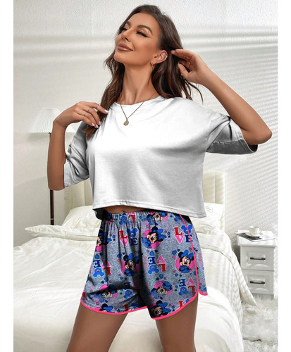 Short Ultra Cómodo Y Fresco Ropa De Casa