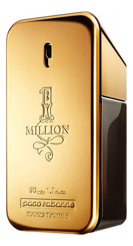 1 Million Paco Rabanne Eau De Toilette, 50 ml, perfume para hombre