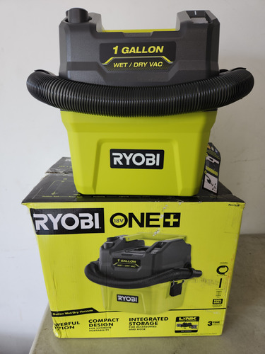 Ryobi 18v One+ 1 Galón Aspiradora Automática/húmeda/seca Ina