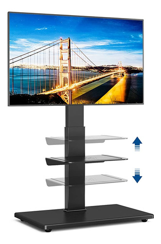 Imagen 3 de 3 de Tv Soporte De Pie Hasta 80' Móvil Con Ruedas Nva Importación