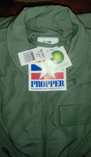 Buzo De Vuelo Propper Cwu 27/p Flight Suit Nomex Original