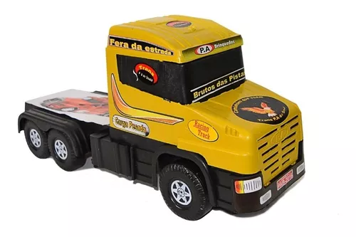 BRUTUS - CARRETA TOP DE CONTROLE REMOTO SCANIA VERMELHO RUBI RC 1/14 