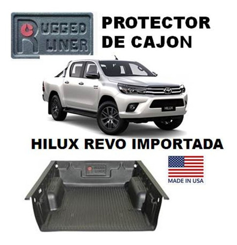 Protector De Cajon Rugged Liner- Duraliner Hilux Importada