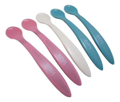 Set 5 Cucharas Kido Para Bebes Y Niños Libre De Bpa