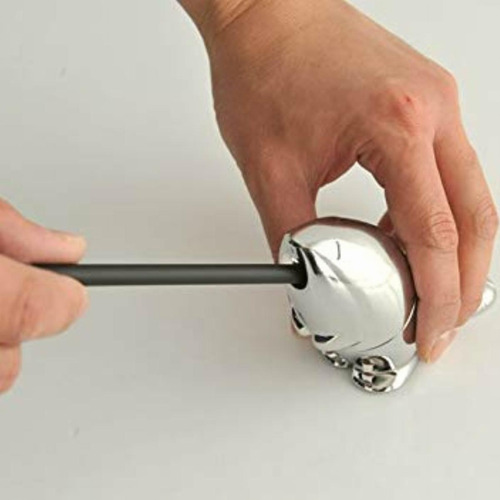 Alessi Rt02 Kastor Pencil Sharpener In Chrome
