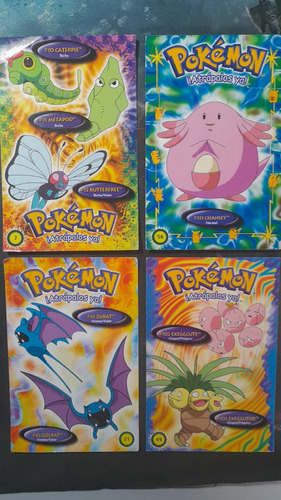 Figuritas Tarjetones Pokemon Lote X 4 A Elección Pokémon Tarjeta Postal (Usado)