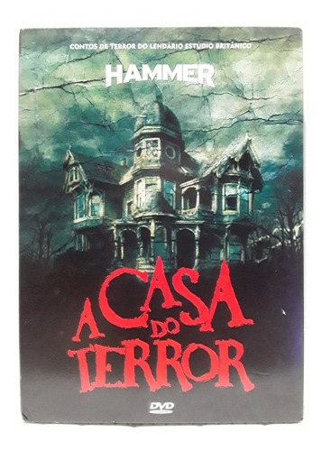 Dvd A Casa Do Terror - 4 Dvds ( Hammer ) Com Luva, Novo